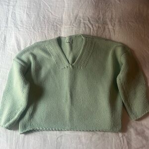 babaa mint green cotton jumper